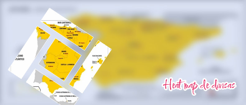 Mapa de calor de las criptomonedas en españa